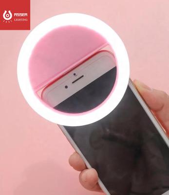 China Modern Photography USB Charge LED Selfie Ring Light Selfie Ring Light USB Charging Increasing For Mobile Phone for sale