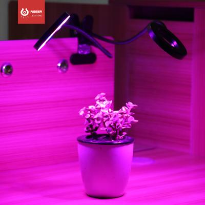 China Indoor FLOWER LED Grow Light Three Head Grow Light Led Clamp Led Plant Light for sale