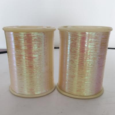 China High Tenacity M-Type Metallic Yarn RAINBOW color  Lurex Yarn polyester metallic yarn for sale