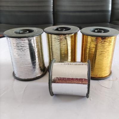 China High Tenacity Gold /Silver/ Copper  M-Type Metallic Yarn Various colors can do Lurex Yarn manufacturer for sale