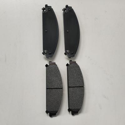 China Less Cermet D1058 High Quality Automotive Brake Pads For Chrysler 300C Front Plate for sale