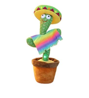 China factory direct supply 3+ages singing musical toys cactus dancing Toy Recording for sale