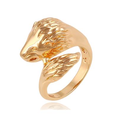 China Best Selling Fashion 13611 Luxury Jewelry Luxury Ring 18k Gold Unisex Color Without Stone Ring for sale