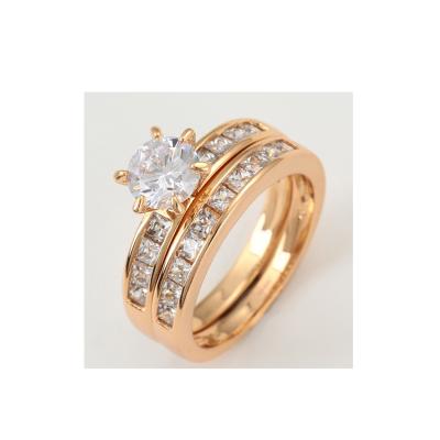 China Fashion 12888 Xuping Yiwu hot saleJewelry hot sale ring with 18K gold plated for women for sale