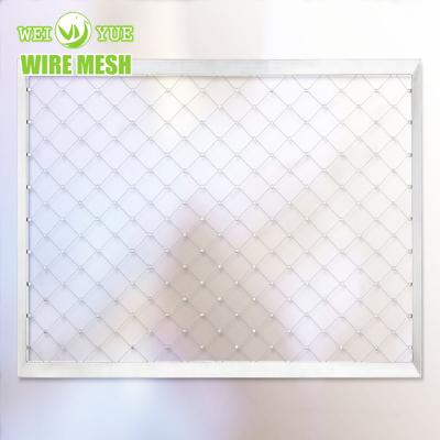 China Corrosion Resistant 304/316 Inox Cable Stainless Steel Flexible Wire Rope Mesh Welded Stainless Steel Wire Mesh Stainless Steel Wire Mesh for sale