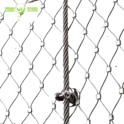 China Corrosion Resistant Stainless Steel Wire Rope Mesh Animal Fencing Mesh Stainless Steel Wire Mesh for sale