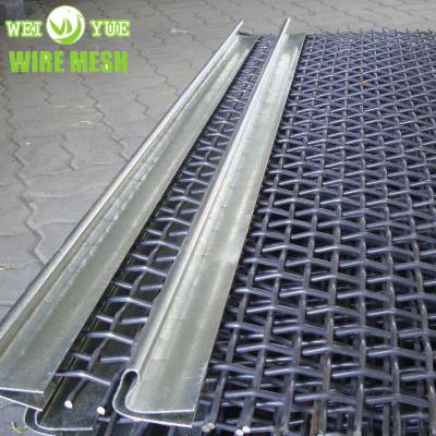 China High Strength Woven Crimped Wire Vibrating Screen Meshsieveing ​​Mine Vibrating Screen Steel Mesh For Stone Quarry for sale