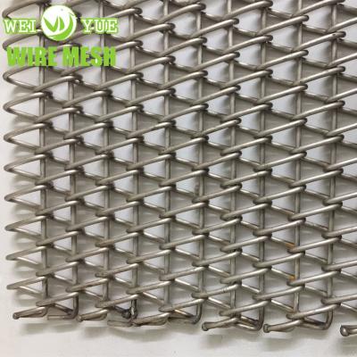 China Plain / Twill / Dutch Weave Hot Sale 2022 Custom Spiral Box Oven Baking Wire Mesh Conveyor Belt For Frozen Mechanical for sale