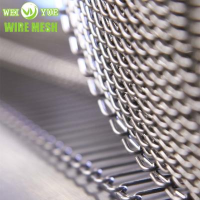 China Plain / Twill / Dutch Weave Hot Sale 2022 Stainless Steel Wire Mesh Chain Link Plate Conveyor Belt For Tunnel Oven for sale