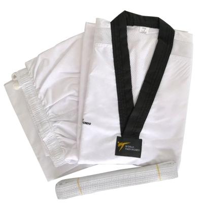 China Easy To Dry China Factory Customize Ultralight 100% Polyester Coach Fighter Taekwondo Uniform With Breathable Mesh for sale