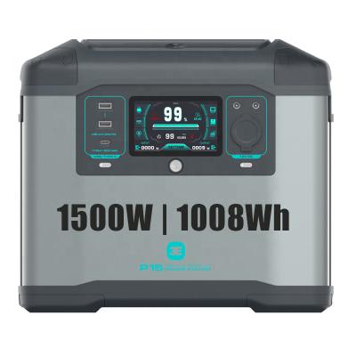 China Postage 1500W 110V Power Station Portable Solar Generator P15 Home / Outdoor Exemption for sale