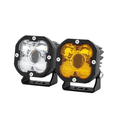 China 2021 32W Car Accessores IP68 Aluminum Housing Led 3 Inch Driving Lights Laser Car Light for sale