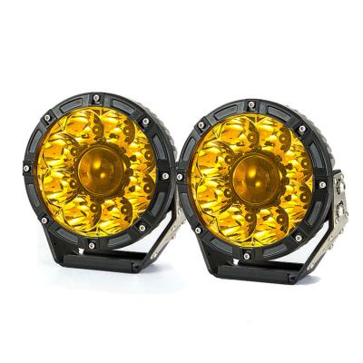 China Aurora Amber Die Cast Aluminum Housing Factory Price 9000 Lumens Laser Light System Drive Motorcycle Auto Light System for sale