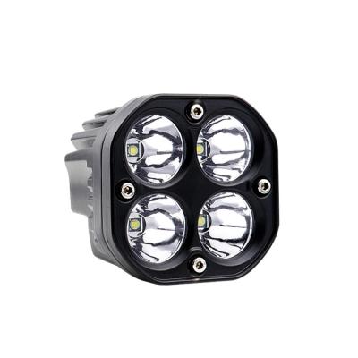 China PC Mini Spot Light Bike Led Fog Light 40W Off Road Driving Led Running Light With Bracket for sale