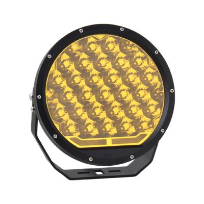 China PC 9 inch driving spot beam 165W clear amber 6500K 0sram led driving lights for truck lighting systems for sale