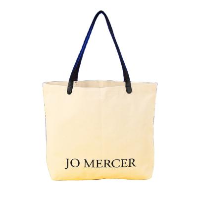 China 100% Reusable custom printed custom logo canvas tote shopping bags eco-friendly eco-friendly for sale