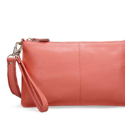 China OEM ODM Eco-friendly Private Label China Best Selling Genuine Leather Factory Grabs Handbag Clutch Purse for sale