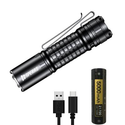 China WalkingTactical SPERAs High Lumens Rechargeable Super Smart Police Outdoor Camping Hiking Tactical Led Flashlight for sale