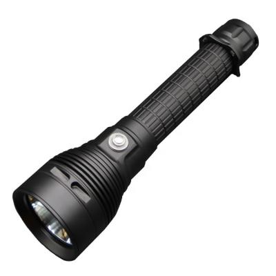 China Industrial High Lumen Waterproof Rechargeable Flashlight Led Scuba Diving Torch Light for sale