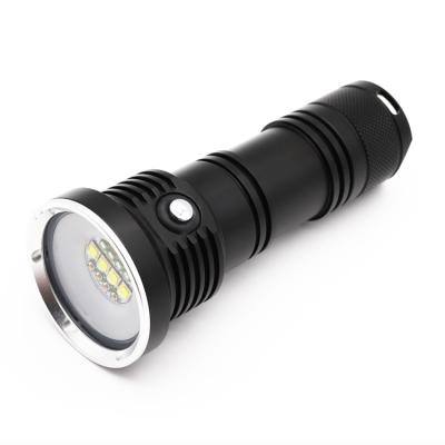 China Super Bright Product High Power Torch Light Photography Industrial Hot Selling Led Diving Flashlight for sale