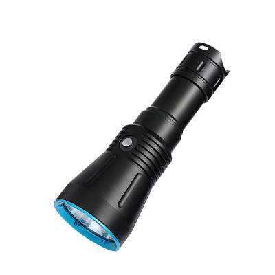 China Emergency Good Quality Aluminum Alloy Lithium Battery Underwater Rechargeable Led Diving Flashlight for sale