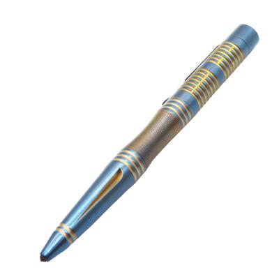 China Hot Selling Tungsten Steel Leader Compass Writing Self Defense Weapons Titanium Alloy Tactical Pen for sale