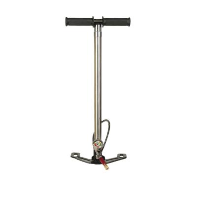 China Minya factory 4 stage 4500psi hand pump pcp air gun outdoor high pressure compressor for sale