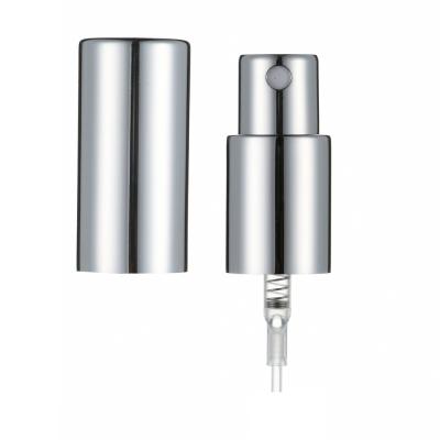 China 18 415 Fine Mist Pump Sprayer Matte Silver 0.12Ml With Aluminum Cap for sale