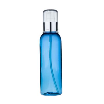 China 100ml Blue Clear PET Plastic Perfume Bottles , Plastic Fragrance Bottles for sale