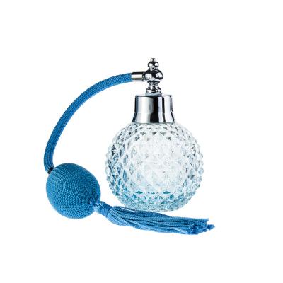 China Professional Bulb Perfume Bottle Glass Perfume Atomizer Refillable 100Ml for sale