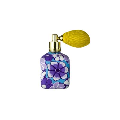 China Gift 15ml Clay Perfume Bottles Screw Cap High Resoulation Printing for sale