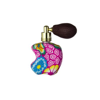 China Classical  Multi Color Clay Perfume Decanter Beautiful Perfume Bottles for sale