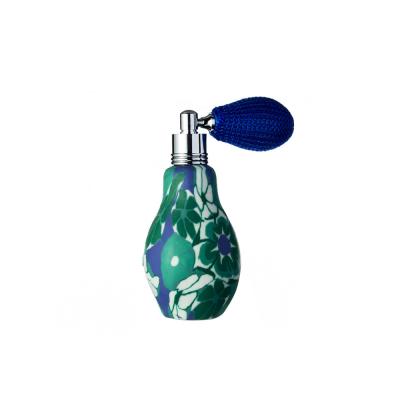 China Car Decoration Halding Clay Perfume Bottles With Bulb Spray Pump for sale