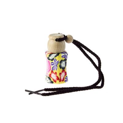 China ISO9001 Polymer Clay Car Perfume Bottle Glass 5Ml To Air Freshener for sale