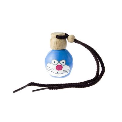 China Screw Version 5Ml Doraemon Car Freshener Bottle Small Empty Perfume Bottles for sale