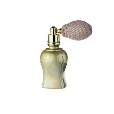 China 15Ml Mini Sample Glass Perfume Bottle With Spray Bulb Screen Printing for sale