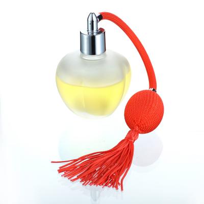 China Customized 100Ml Frosted Bulb Perfume Bottle Apple Shape Perfume Bottle for sale