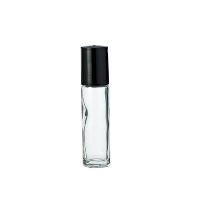 China 4ml 6ml 8ml 10ml Clear Roll On Perfume Bottles With Aluminum Cap Round for sale