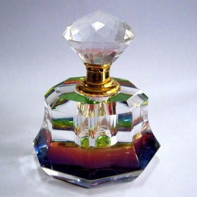 China Nickel Free Crystal Perfume Atomizer Crystal Perfume Bottle With Stopper for sale