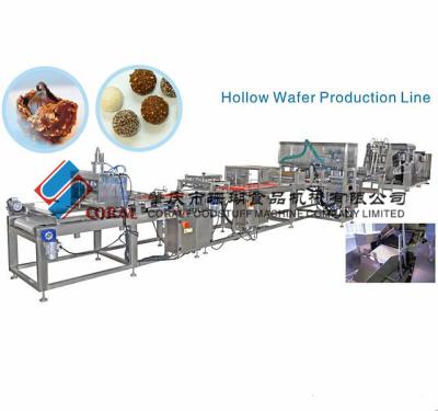 China High Efficient Automatic Snack Factory Wafer Chocolate Making Machinery Chocolate Wafer Machine for sale