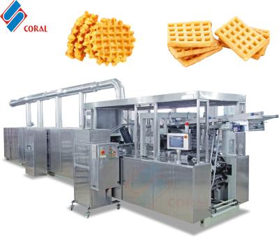 China food & Full automatic soft drink factory soft waffle production line/soft waffle machine maker/soft waffle machine for sale