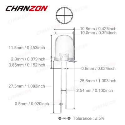 China DIY Hobby/Photodiode Emitter PCB Infrared Micro Light Circuit DIY Phototransistor PCB/Arduino Lamp/Spare/Project 10mm IR LED 850nm Emitting Diode for sale