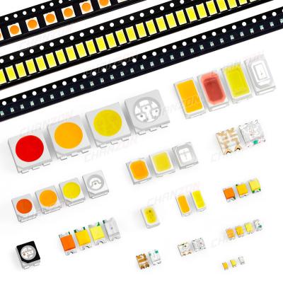 China Low Power Consumption / Low Voltage / Good Package 0402 0603 0805 1206 3014 3020 3528 2835 3535 5050 5630 5730 RGB 3V 9V White Red Blue Green UV Light Lamp Bead Diode SMD LED Chip for sale