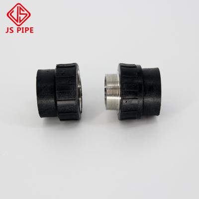 China Water Supply HDPE Pipe Fitting 6 Inch Male Thread Female Coupling Adapter For Water Supply for sale