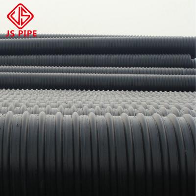 China Drainage 18 Inch Plastic Corrugated Culvert Pipe HDPE Drain Prices for sale