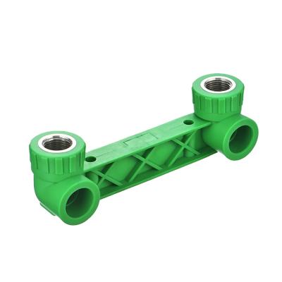 China Pipe Lines Connect Plumbing Tube 25mm Elbow Tee Socket PPR Material Plastic Equal 32mm Pipe Fittings for sale