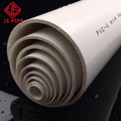 China PVC dn20-dn630 anti-corrosion plastic pipe and fitting rubber rings factory supply the 30 in. PVC pipe. of diameter for sale