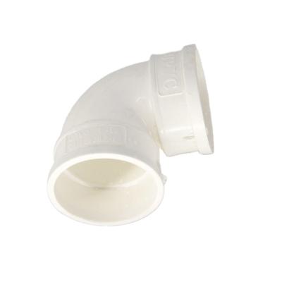 China Pipe Lines Connect High Quality China Supplier Pipe Fitting High Quality PVC 90 Degree Elbow for sale