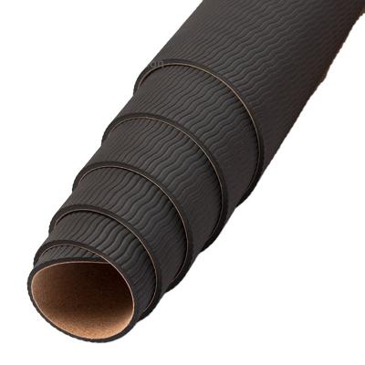 China Custom Eco-Friendly Eco-Friendly Organic Cork Strip Yoga Mat Non-Slip Yoga Mat for sale