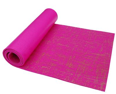 China Eco-Friendly Eco-Friendly Natural Yoga Protection Jute Hemp Yoga Mat PVC Exercise Mat for sale